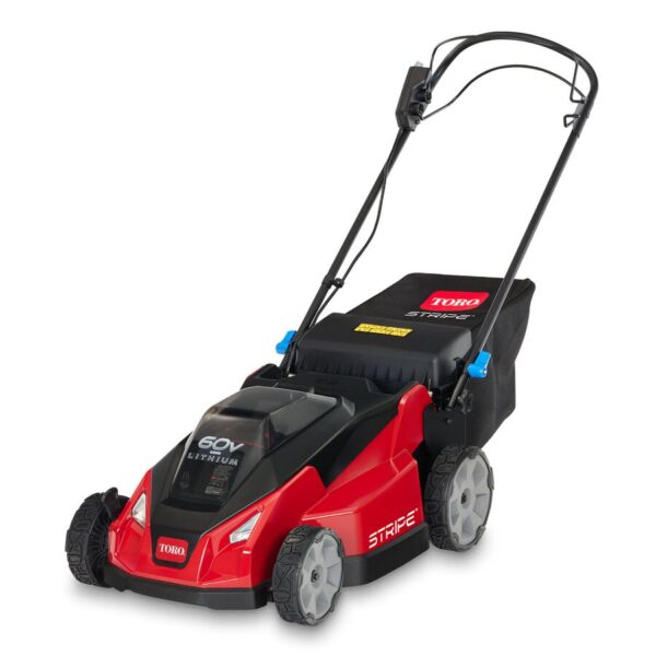 60V MAX* 21 in. (53 cm) Stripe® Dual-Blades Self-Propelled Mower - 7.5Ah Battery/Charger Included - Image 4