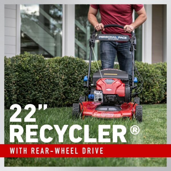 60V Max* 22 in. (56cm) Recycler® w/Personal Pace® & SmartStow® Lawn Mower - Image 4