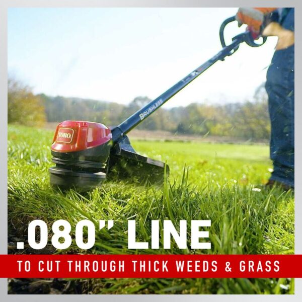 60V MAX* 13 in. (33.0 cm) / 15 in. (38.1 cm) Brushless String Trimmer with 2.0Ah Battery - Image 4