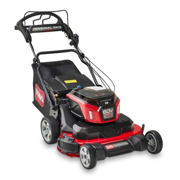 60V MAX* 30 in. (76 cm) eTimeMaster® Personal Pace® Auto-Drive Lawn Mower w/ 10Ah + 5Ah + 2.5Ah Batteries