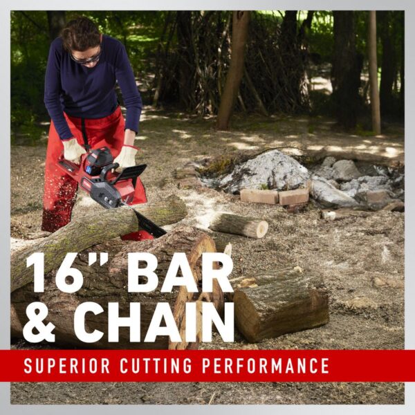 60V MAX* 16 in. (40.6 cm) Brushless Chainsaw with 2.5Ah battery - Image 4