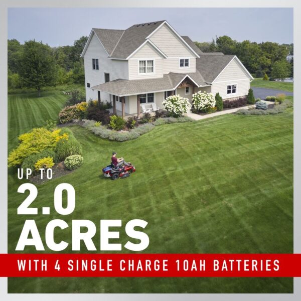 60V MAX* 42 in. (107 cm) TimeCutter® Zero Turn Mower with (4) 10.0Ah Batteries and Charger - Image 3