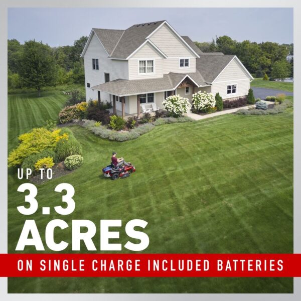 60V MAX* 54 in. (137 cm) TimeCutter® MyRIDE® Zero Turn Mower with (5) 10.0Ah & (1) 4.0Ah Batteries and Charger - Image 3